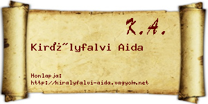 Királyfalvi Aida névjegykártya